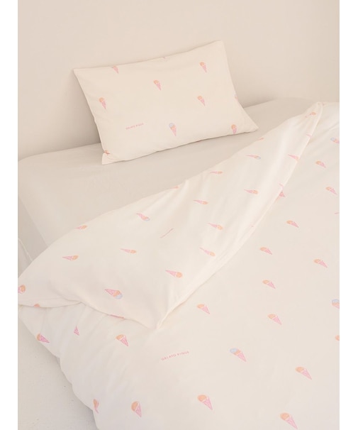 【IFMC.】【Sleep】総柄プリント寝具２点セット（セミダブル）