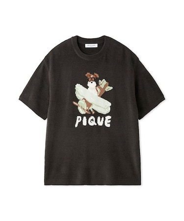 【ヒラノトシユキ】【HOMME】エアリーモコPLANEDOGジャガードプルオーバー