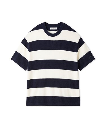【HOMME】【UVカット】スムーズィーliteクール2ボーダープルオーバー