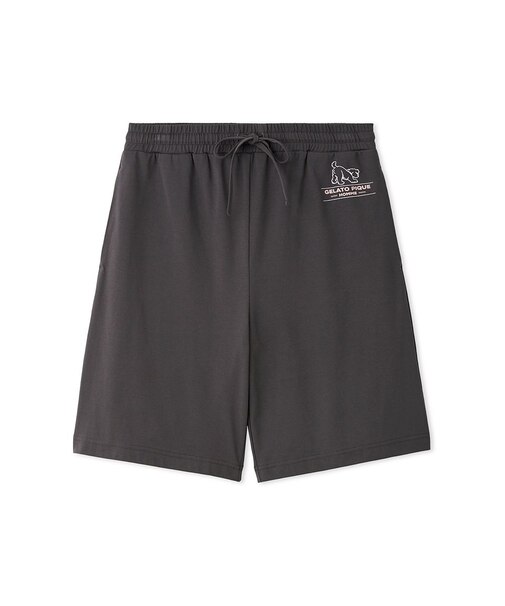 【HOMME】モーニングドッグプリントハーフパンツ