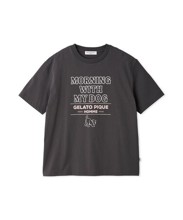 【HOMME】モーニングドッグプリントTシャツ