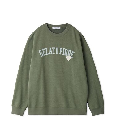 【HOMME】【抗菌防臭】ハートロゴ裏毛プルオーバー