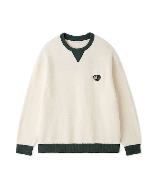 【HOMME】エアリーモコカレッジプルオーバー