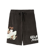 【ヒラノトシユキ】【HOMME】エアリーモコPLANEDOGジャガードハーフパンツ