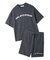 【HOMME】スムーズィーliteカジュアルロゴジャガードプルオーバー&ハーフパンツセット