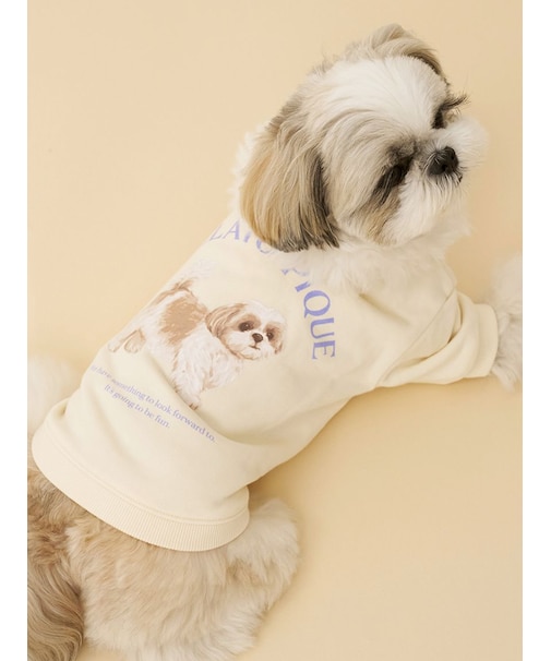 【CAT&DOG】お散歩ドッグ裏毛プルオーバー