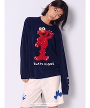 【SESAMESTREET×CPDHOOME meets GELATOPIQUE】エアリーモコジャガードハーフパンツ