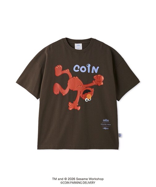 【SESAMESTREET×CPDHOOME meets GELATOPIQUE】コットンワンポイントプリントビックTシャツ