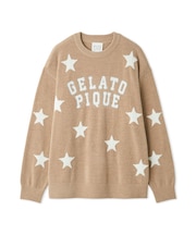 【UNISEX】エアリーモコカレッジスタージャガードプルオーバー