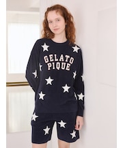 【UNISEX】エアリーモコカレッジスタージャガードプルオーバー