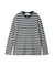 【HOMME】ワッフルボーダーロンT