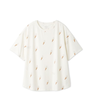 ソフトクリーム柄Tシャツ