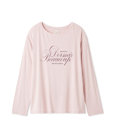【UVカット】フレンチレーヨンロゴTシャツ