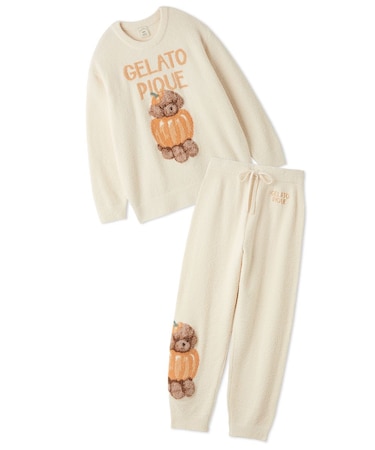 【HALLOWEEN】【ONLINE限定】ナイトパレードDOGSジャガードプルオーバー&ロングパンツセット