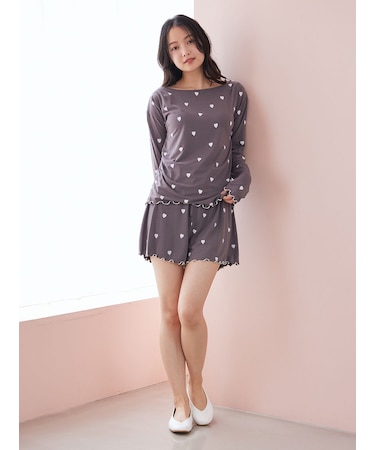 ハート柄ショートパンツ