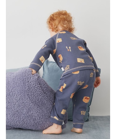 【BABY】パンケーキ柄ロングパンツ