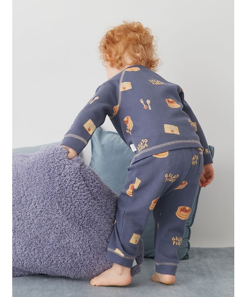 【BABY】パンケーキ柄ロングパンツ