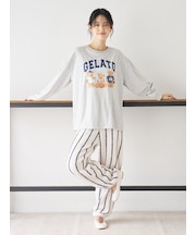 ベビモコスポーティジャガードロングパンツ
