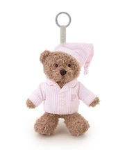 【PIQUE BEAR】ストライプパジャマぬいぐるみチャーム