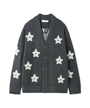 【HOMME】ベビモコスペースシップジャガードカーディガン