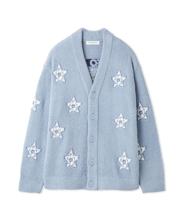 【HOMME】ベビモコスペースシップジャガードカーディガン