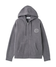 【HOMME】エアリーモコケーブルパーカ