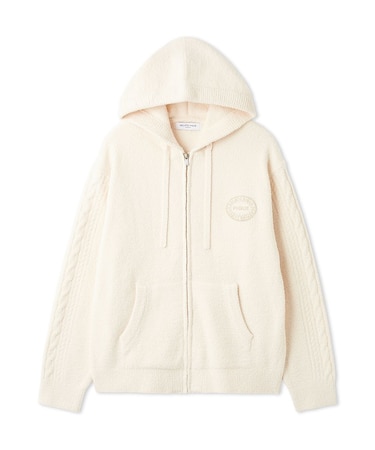 【HOMME】エアリーモコケーブルパーカ