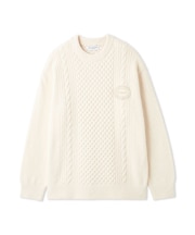 【HOMME】エアリーモコケーブルプルオーバー