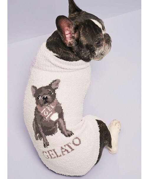 【CAT&DOG】ベビモコフレンチブルドッグ柄プルオーバー