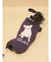 【CAT&DOG】ベビモコフレンチブルドッグ柄プルオーバー