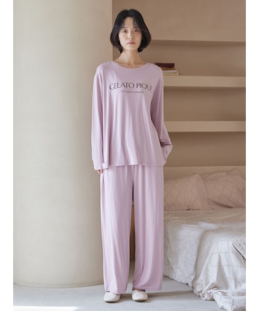 レーヨンロゴロングパンツ