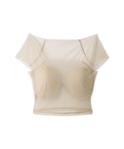 【LILY BROWN Lingerie】シアーファンデブラトップス