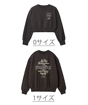 【LILY BROWN×Hearts2Hearts】コラボレーションビジューロゴスウェット