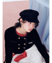 【LILY BROWN×MARY QUANT】パールボタンキャスケット