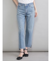 【MILA PANTS】裾段差テーパードデニムパンツ