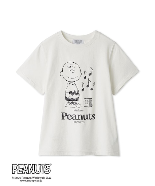 【PEANUTS RECORDS】チャーリー・ブラウンTシャツ