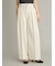 【MILA PANTS】【UVカット】クールタッチ後ろゴム２タックワイドパンツ