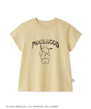 【ポチャッコ】カレッジプリントコンパクトTシャツ