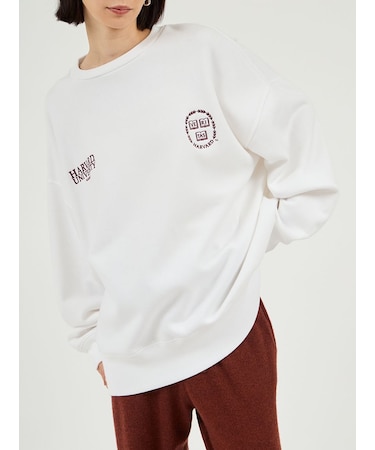 【emmi×GOOD ROCK SPEED】カレッジワイドボディクルースウェット