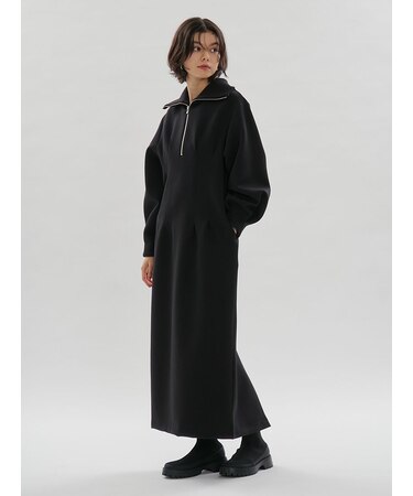 【ONLINE限定】ハーフジップダンボールワンピース