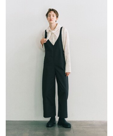 【Dickies(R)×emmi】ワイドサロペット