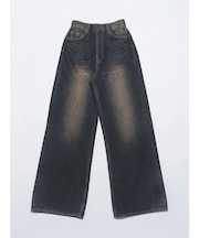 【VEQUM】RIM WIDE JEANS