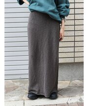 ニットアイラインスカート