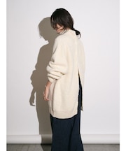 【Htage】バックスリットデザインビッグニット
