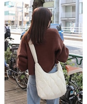 キルティングショルダーバッグ