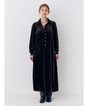 シアーベロアキャミワンピース