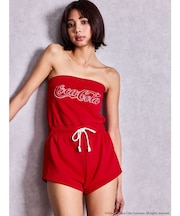 Coca-Cola GLITTER embroideryロンパース