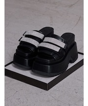 Thick sole bijouストラップサンダル