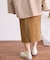 カラーパイピングスカート