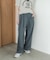 『3サイズ展開』『イージーケア』タックギャザーストレートパンツ